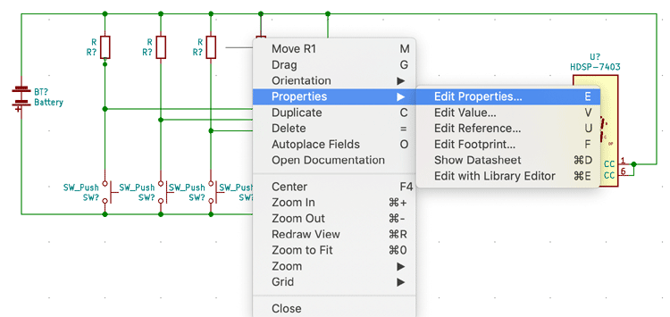 Add values and annotation to Components