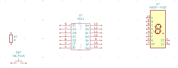 Placing component on the canvass in KiCad
