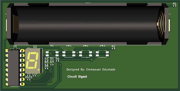 3D view on KiCad