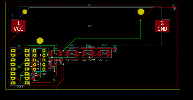 Component Placement on PCB in KiCad
