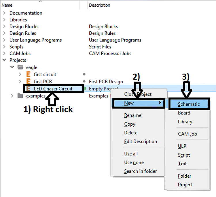 Drawing Schematics on EAGLE PCB Designing Software