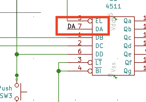 Pin Label in KiCad